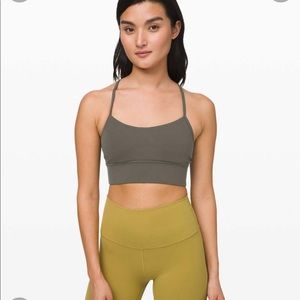Lululemon 4 long line flow y sportsbra